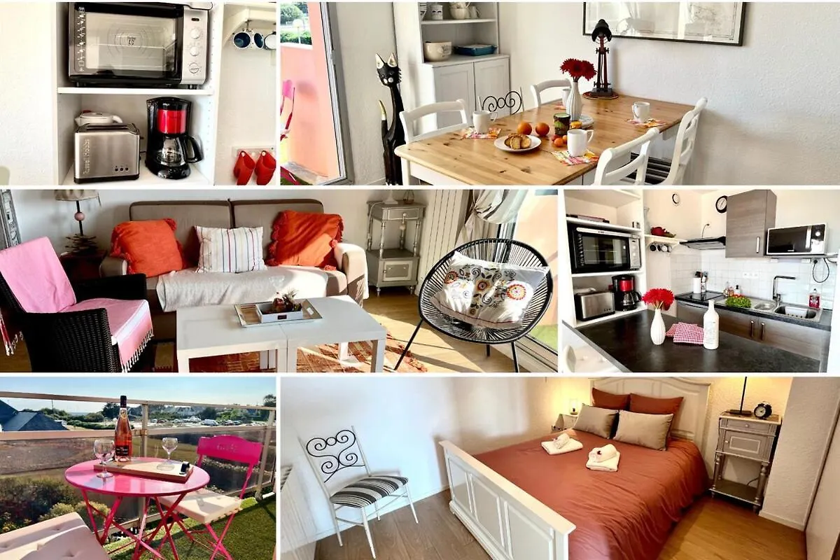Apartment Les Oyats, Vue Sur Mer, Parking, Gr34 Clohars-Carnoet